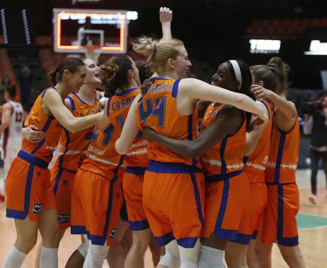 Las chicas del Valencia Basket alcanzaron de forma brillante los cuartos de final de la Eurocup Women (Foto: M. A. Polo)