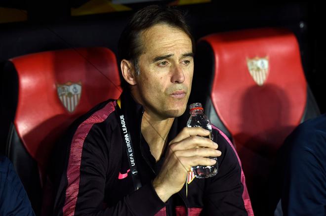 Julen Lopetegui, entrenador del Sevilla (Foto: Kiko Hurtado).