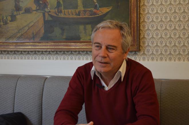 Roberto López Ufarte en una entrevista de ElDesmarque.