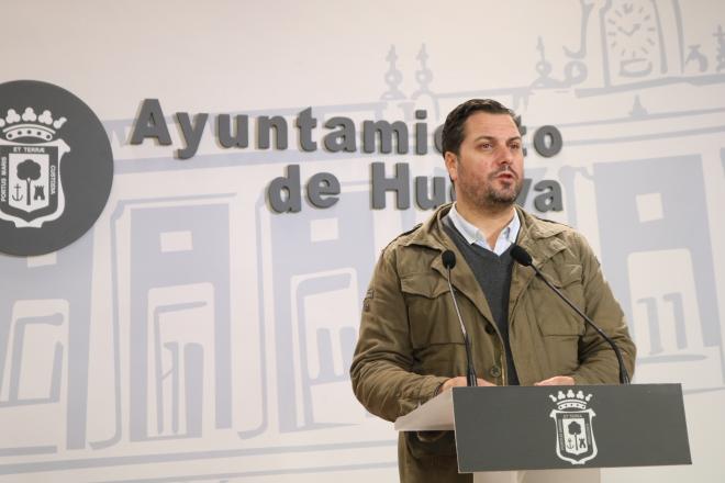 Jaime Pérez, concejal del PP en el Ayuntamiento de Huelva.