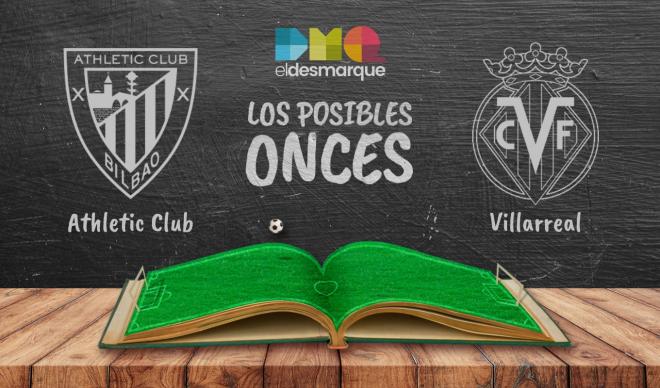 Los posibles onces del Athletic-Villarreal.