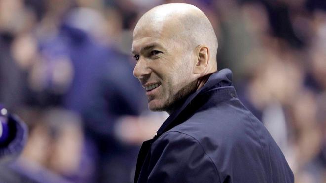 Zidane, en el Levante-Real Madrid (Foto: EFE).