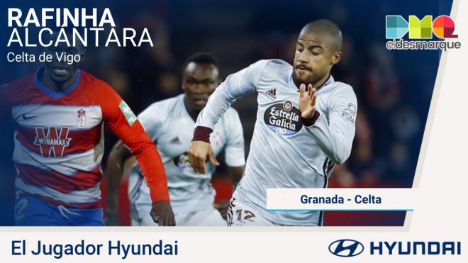 Rafinha, jugador Hyundai del Granada-Celta.