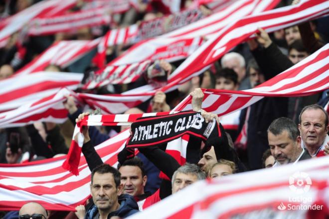 La afición de San Mamés quiere ver ganar al Athletic la final de Copa (Foto: LaLiga).