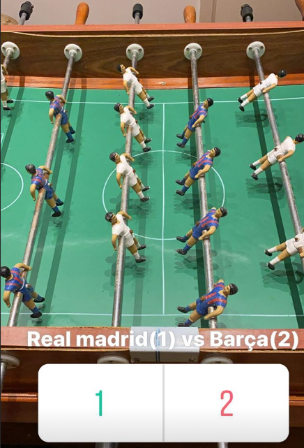 Pronóstico de Ronaldo sobre el Madrid-Barça (Foto: Instagram).