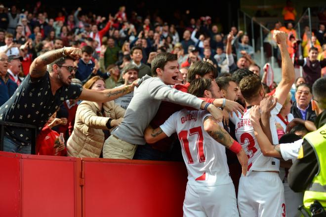 El Sevilla - Osasuna, la última vez con público en Nervión (Foto: Kiko Hurtado).