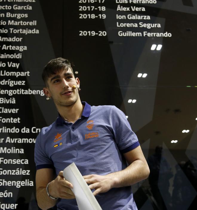 Guillem Ferrando es el cuarto jugador en ser incluido en el Mur dels Somnis (Foto: M. A. Polo)