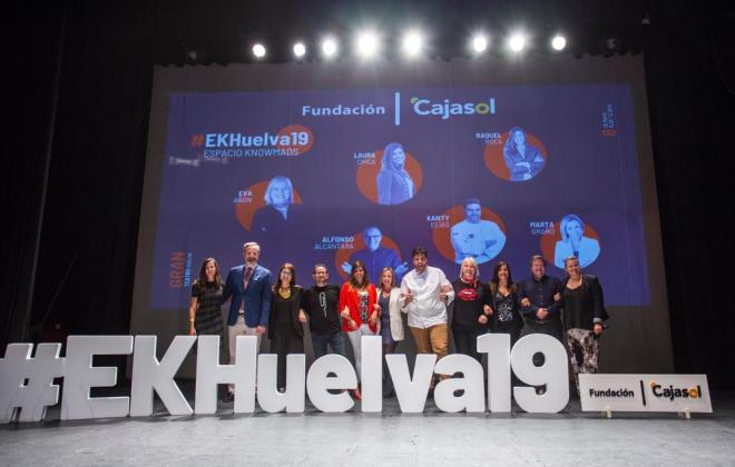 La Fundación Cajasol, en Huelva con el 'Espacio Knowmads' (Foto: Fundación Cajasol).