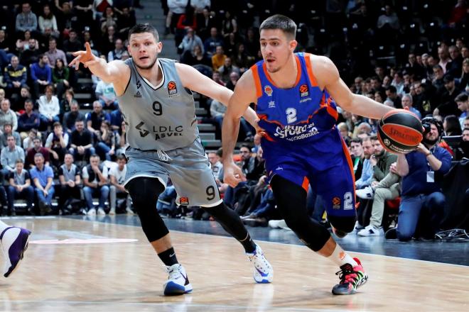 Valencia Basket ante el Asvel Villeurbanne.