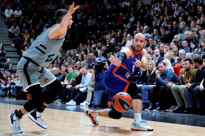 Valencia Basket ante el Asvel Villeurbanne.
