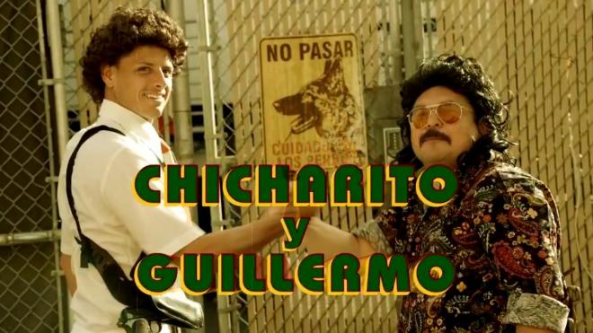 Cameo de Chicharito y Guillermo.