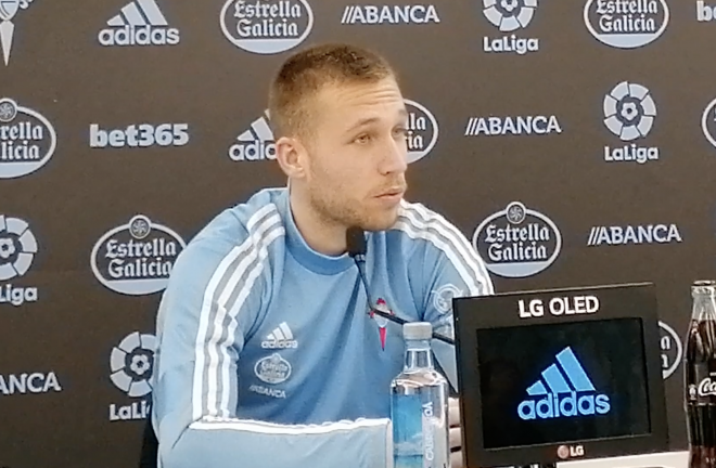 Rubén Blanco, en rueda de prensa.