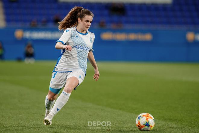 Tere Abelleira durante un partido del Dépor Abanca (Foto:RCD)