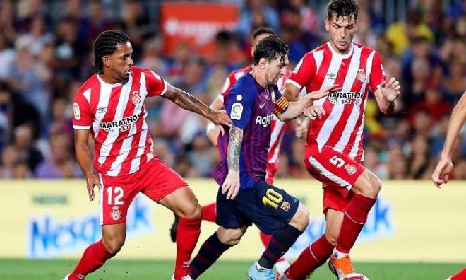 Messi en el partido contra el Girona (foto:EFE).