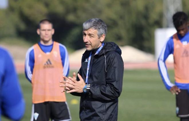 David Cubillo, entrenador del Marbella. (@marbella_fc)