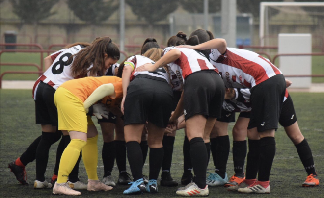 Jugadoras del SD Logroñés Femenino (Foto: @SDLFemenino).