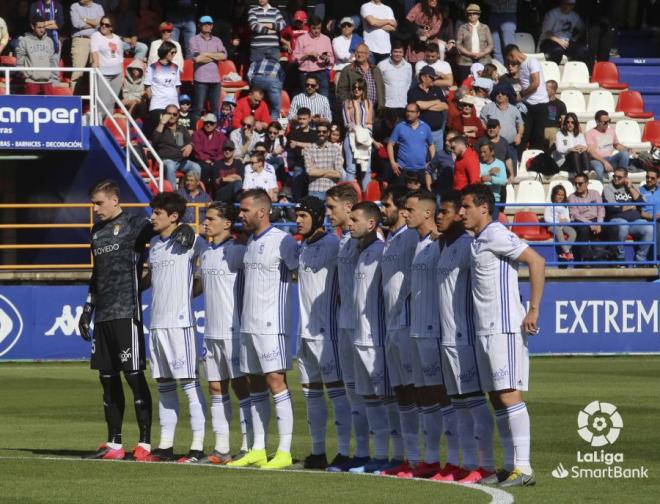 Once del Real Oviedo para medirse al Extremadura (Foto: LaLiga).