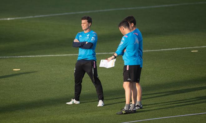 Rubi, en el entrenamiento (Foto: Kiko Hurtado).