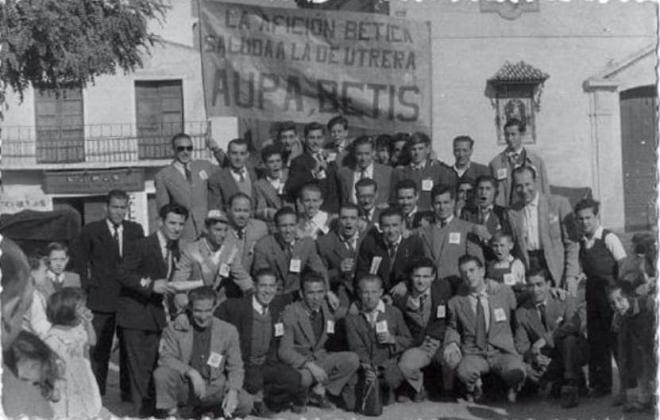 Afición del Betis en los años 50, en Tercera División.