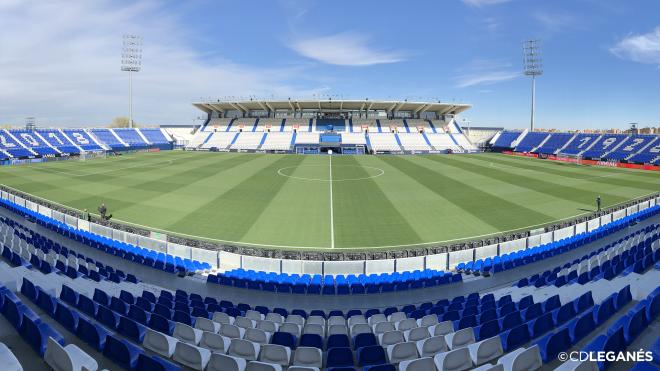 Butarque, estadio del Leganés (Foto: CDL).
