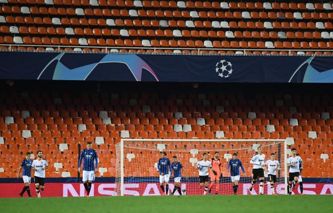 El Valencia-Atalanta se jugó a puerta cerrada (Foto: UEFA)
