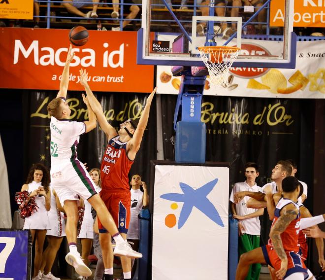 Imagen del Manresa-Unicaja de la ida.