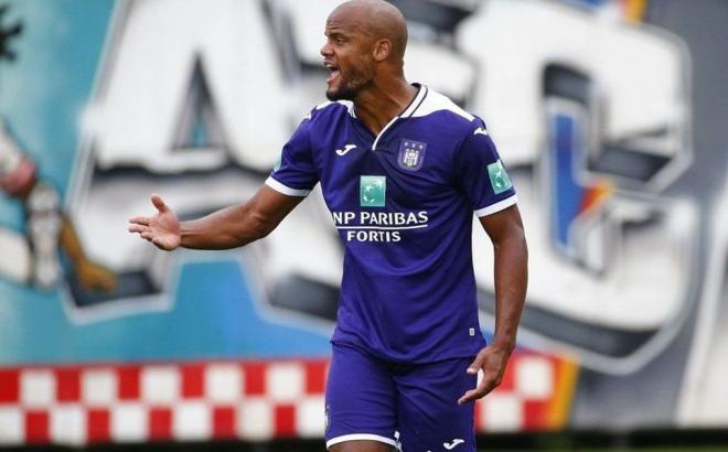 Vincent Kompany, durante un partido del Anderlecht.