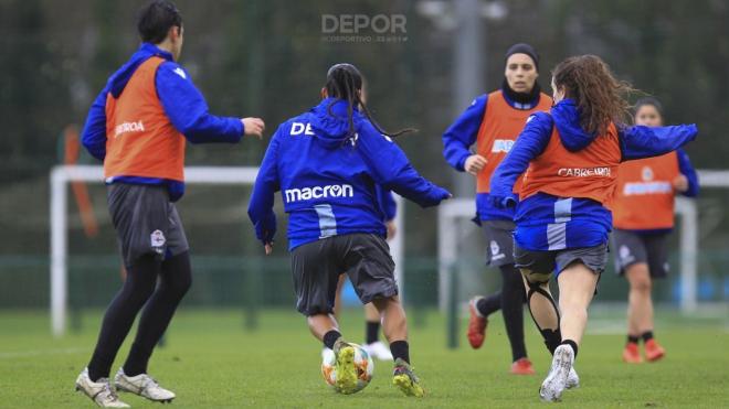 Entrenamientos del Dépor Abanca en Abegondo (Foto: Dépor).