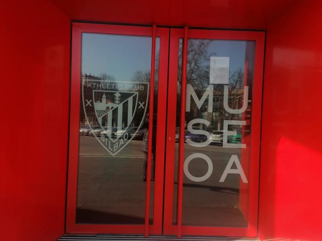 El Museo del Athletic de San Mamés ha cerrado sus puertas durante el confinamiento (Foto: DMQ Bizkaia).