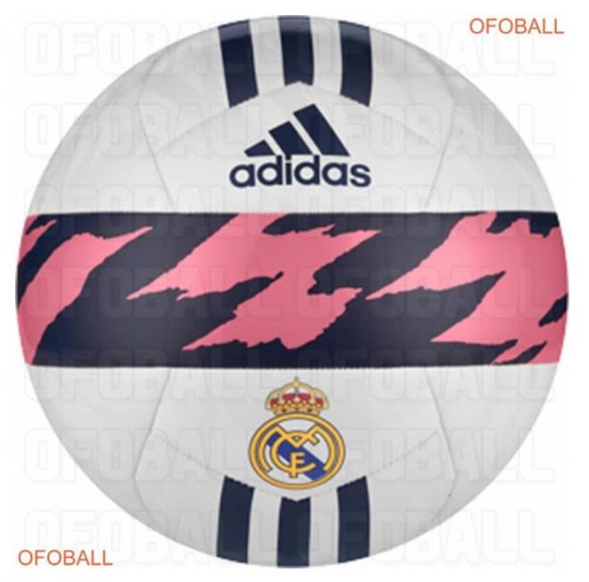 El próximo balón del Real Madrid, con los nuevos colores (Foto: Footy Headlines).