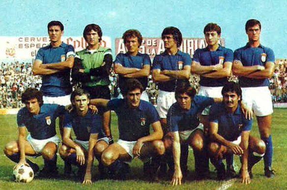 Plantilla del Real Oviedo en la temporada 1980/81.