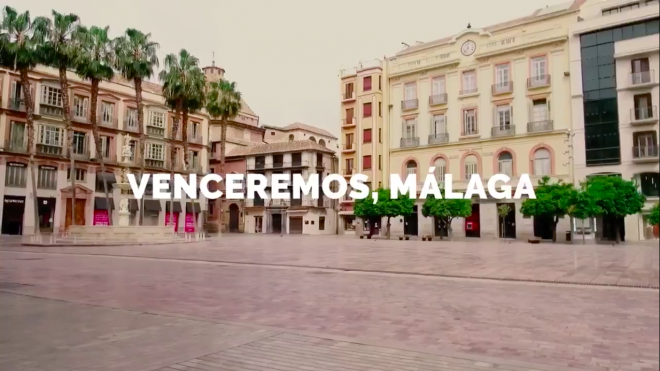 El Ayuntamiento de Málaga publica un vídeo motivador.