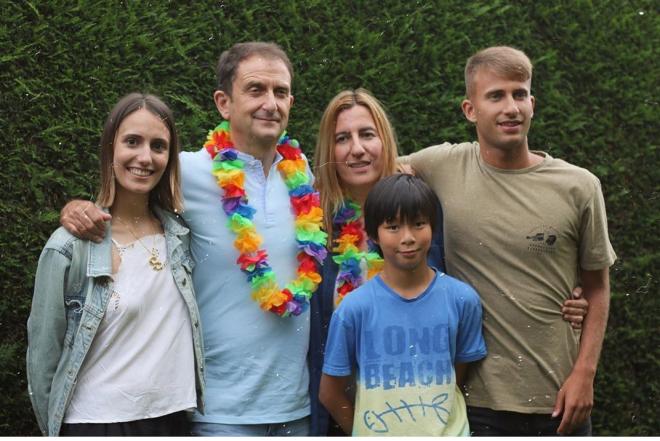 Gandoy y su familia (Foto Instagram@YagoGandoy)