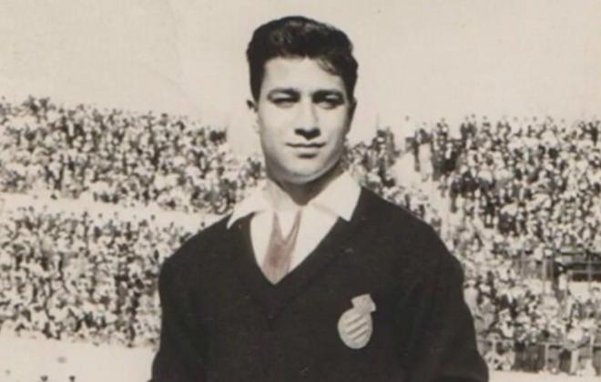 Benito Joanet durante su etapa de futbolista en el Espanyol(Foto: Voz Perica).