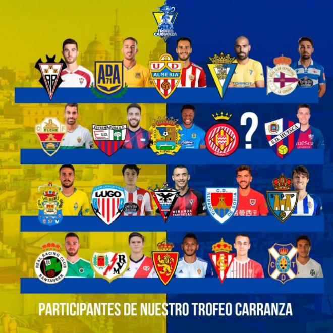 Los 20 equipos de LaLiga SmartBank y sus representantes para el Torneo Carranza eSports.