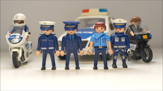 La Policía Local de Málaga, en version playmobil.