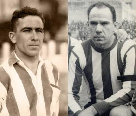 Bata y Zarra, dos leyendas del Athletic Club.