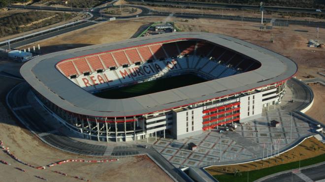 Estadio Enrique Roca de Murcia, antiguamente Nueva Condomina.