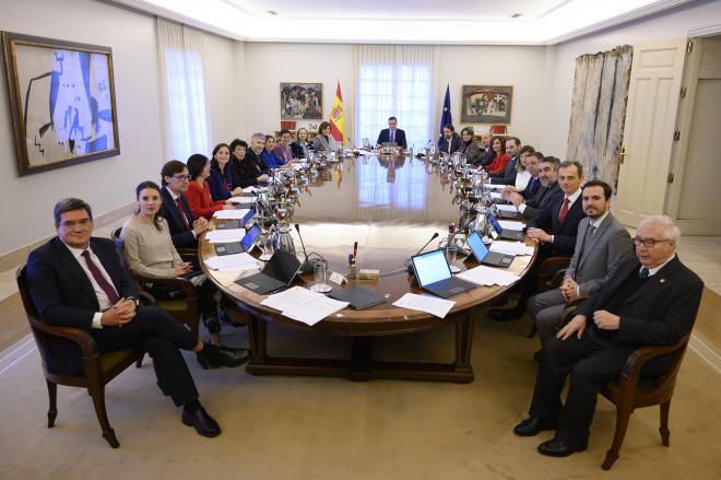 El Consejo de Ministros del Gobierno presidido por Pedro Sánchez.