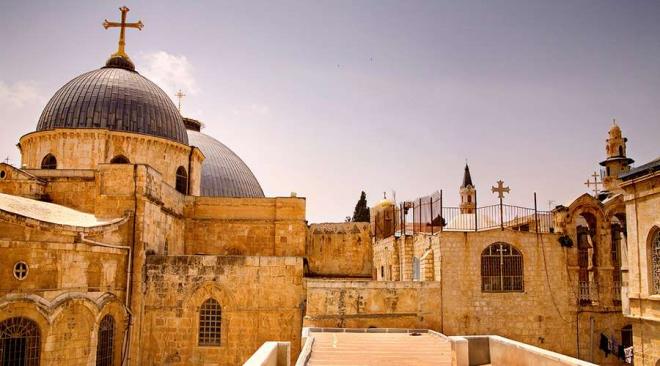 La Iglesia del Santo Sepulcro en Jerusalén.