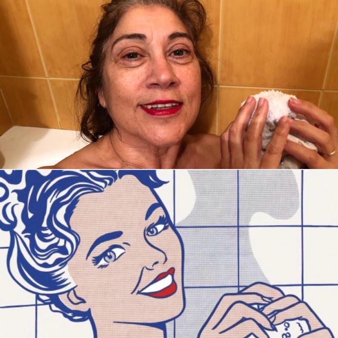 Mujer en el baño de Roy Lichtenstein (Foto: Cedida).