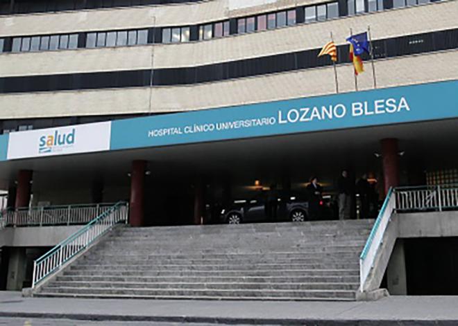 Hospital Clínico Universitario Lozano Blesa de Zaragoza.