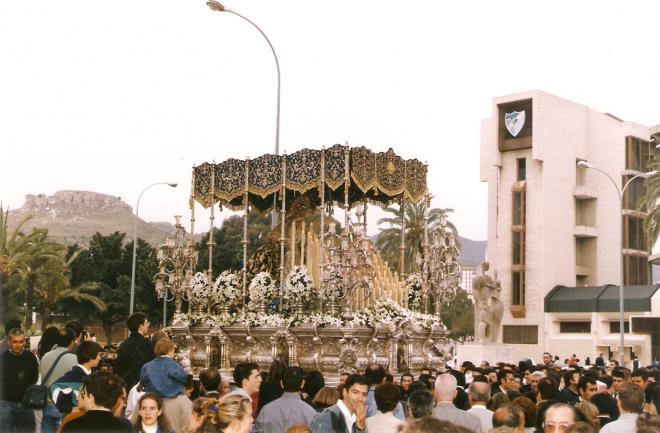 Una imagen de la procesión extraordinaria (Fotografía cedida por la Hermandad del Prendimiento y Gran Perdón).