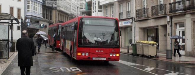Autobús urbano en A Coruña (Foto: Tranvías de A Coruña)