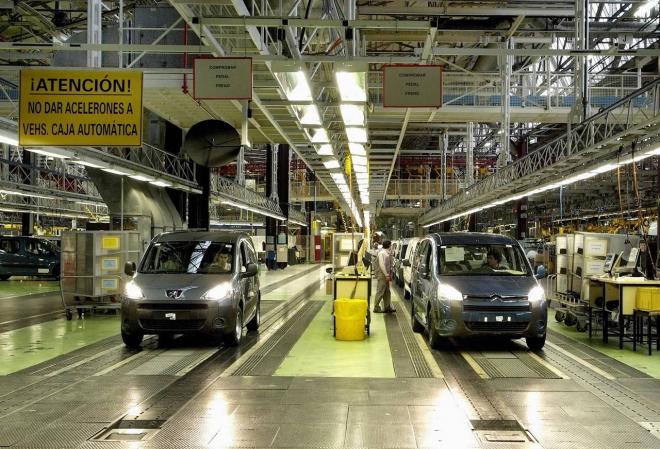 Fábrica de Citroën en Vigo.