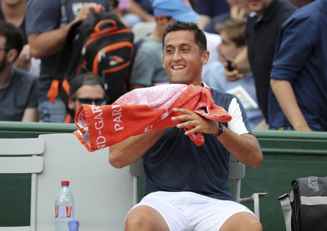 Nico Almagro, durante un reciente Roland Garros (Foto: EFE).