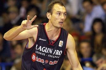 Nacho Azofra en su etapa como jugador del Bilbao Basket (Foto: Movistar Estudiantes).