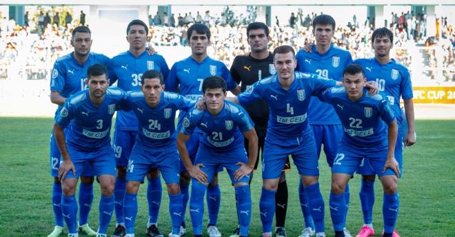 Once inicial del Altyn Asyr, el principal equipo de Turkmenistán.