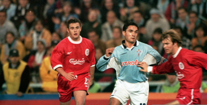 Sánchez en Anfield ante el Liverpool (Foto: G.I.).