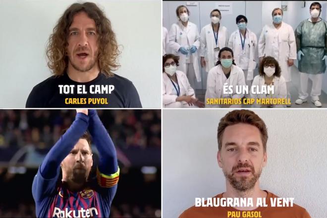 El himno del Barça contra el coronavirus.
